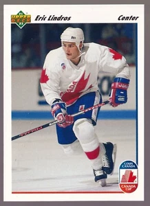 1991-92 Upper Deck Eric Lindros #9 Canada Cup - Picture 1 of 2