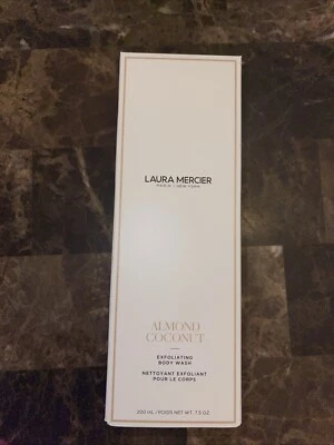 Jabón corporal exfoliante Laura Mercier-almendra coco-200 ml/7,5 oz Foto 1 de 3
