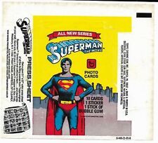 1970 - 1980 Wrapper SUPERMAN