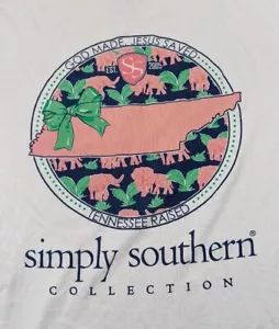 Simply Southern God Made Jesus Saved T-Shirt Damen Gr. XL gebraucht USA - Bild 1 von 10