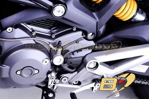 ¡VENTA! Cubierta piñón de fibra de carbono Ducati Monster 696 796 1100 EVO Streefighter - Imagen 1 de 5
