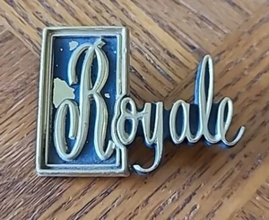 Oldsmobile Delta 88 Royale 1969-1976 oro #9836726 emblema original insignia OEM - Imagen 1 de 5