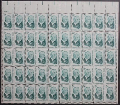 Scott #1235 Sheet of 50 MNHOG 1963 5 Cent     MSA03_1235 - Image 1 of 2