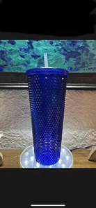 24oz Sapphire Blue Studded Tumbler Unbranded - Picture 1 of 1