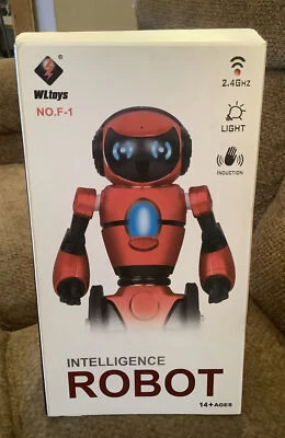 Remote Control Intelligence Robot  2.4GHZ No. F-1 red 4 Mode V.G. P/O IOB - Image 1 of 4