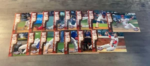 (15) 2015 TOPPS HIT THE DIRT CARD LOT MIKE TROUT BRYCE HARPER PEDROIA ETC - Picture 1 of 1
