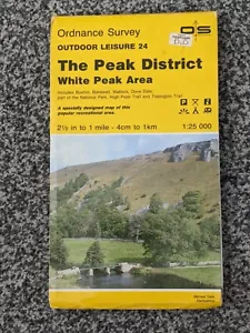 Ordnance Survey Peak District: White Peak Area: Sheet 24 (Outdoor Leisure Maps) - Picture 1 of 3