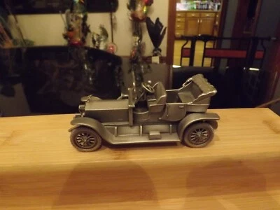 Danbury Mint, 1909 Rolls-Royce, Silver Ghost, Pewter, 1:43-Pre-owned - Image 1 of 4