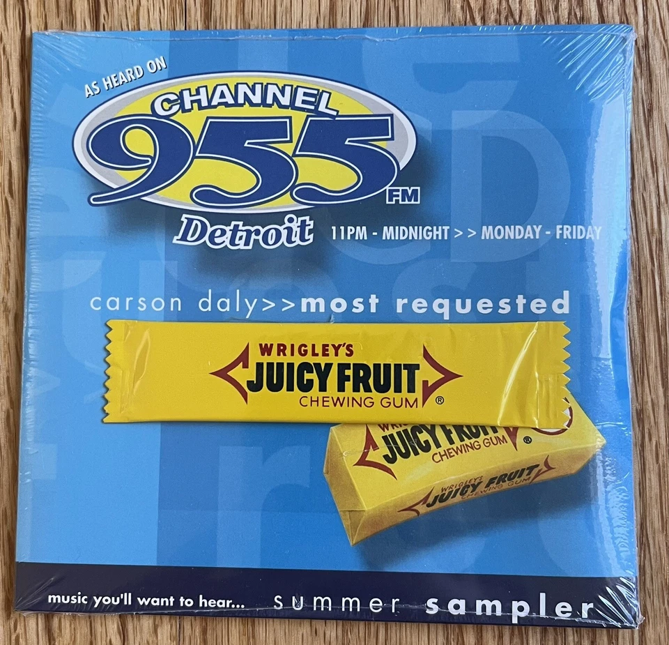 Sampler CD Lenny Kravitz Aaliyah Juicy Fruit Gum NEW 2002 Channel 955 Detroit - Image 1 of 3