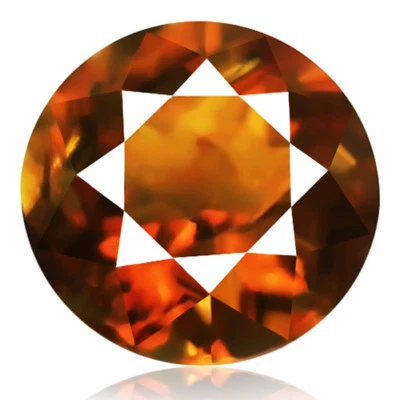 Mali garnet 2.67ct extremely rare yellow orange color 100% natural earth mined - Image 1 of 3