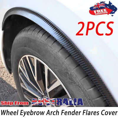 Carbon Fiber Truck Car Wheel Fender Flares Eyebrow Arches Protector Universal X2 - image 1 of 4