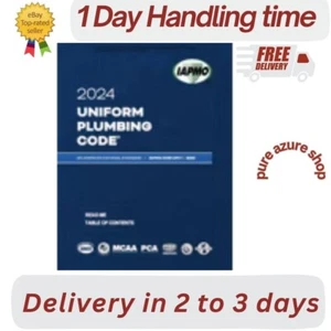2024 Uniform Plumbing Code Soft Cover w/Tabs IAPMO/ANSI UPC 1,( 9781944366919 ) - Bild 1 von 3