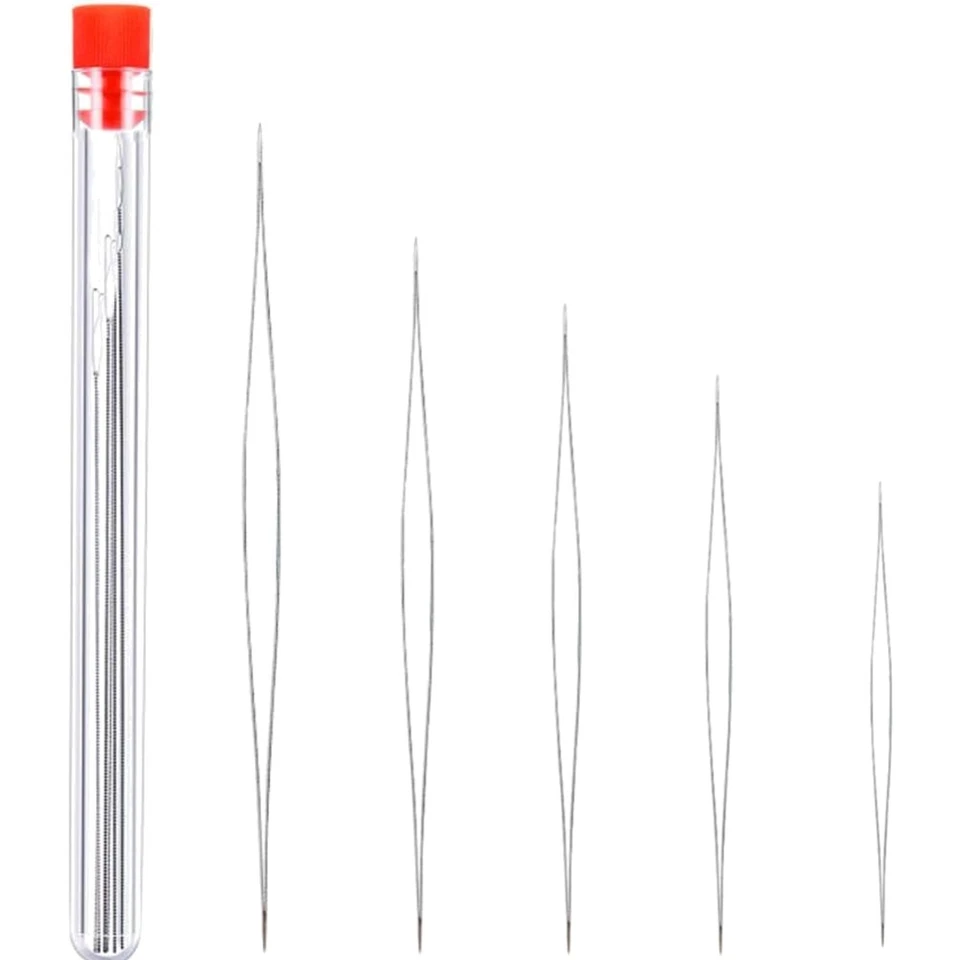 Robuste Edelstahl Perlennadeln – 5 Stück für kreatives Basteln und Schmuckdesign - Bild 1 von 1
