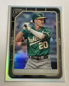 2021 Topps Gallery - Rainbow Foil Parallel Mark Canha #166 Oakland Athletics