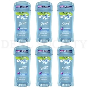 Secret Fresh Antiperspirant for Women Cool Waterlily Scent 2.6oz Lot of 6 - Picture 1 of 6