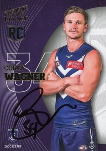 Signed 2023 Fremantle Dockers AFL Select Legacy Rookie Card - Corey Wagner - Picture 1 of 3