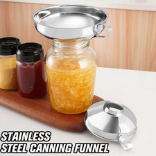 1 imbuto di riempimento in acciaio inox imbuto per marmellata imbuto in metallo imbuto di incasso
