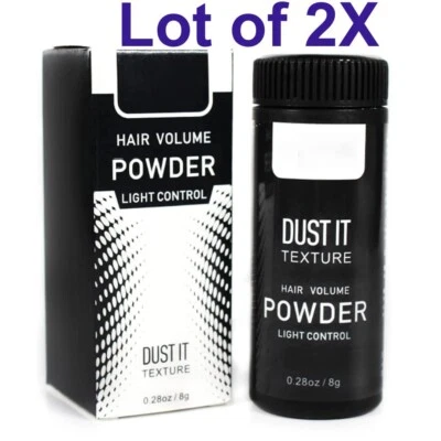 Lote 2X Nuevo Estilo Cabello Volumen Polvo Cabello Lifting Raíz Textura Esponjosa .028oz 8g Foto 1 de 4