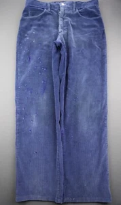 Pantalones de pana vintage para hombre Calvin Klein azules hechos en EE. UU. talla 34 (MSR 34x29) - Imagen 1 de 12