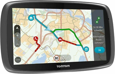 TomTom Go 6100 World Navi, 6 Zoll, Lifetime Maps&Traffic&Radar über SIM-Karte+ - Bild 1 von 4