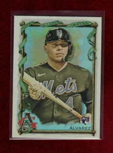 FRANCISCO ALVAREZ 2023 ALLEN & GINTER SILVER PORTRAIT ROOKIE CARD NEW YORK METS - Picture 1 of 1