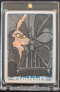 Topps Star Wars Masterwork Sketch Darth Vader by Jeff Meuth 1/1 - Picture 1 of 2