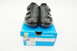 New! Shimano Women's SH-WR84L Road Cycling Shoes Size EU 38 US 6.5 Black 3 Bolt - Picture 1 of 7