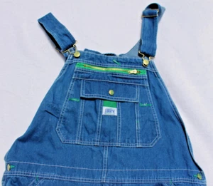 LIBERTY Latzhose Herren Größe 38 x 32 Denim 100% Baumwolle Arbeitskleidung Zimmermann Latz - Bild 1 von 17