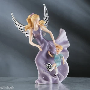 Figura de ángel guardián de fútbol - Imagen 1 de 1