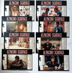 8 pbustas cm.46x66-SCARFACE-AL PACINO-PFEIFFER-BRIAN DE PALMA-CRIME-M73-29 - Picture 1 of 1