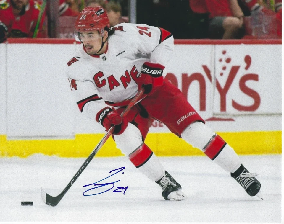 SETH JARVIS Signed 8.5 x 11 Photo Signed REPRINT Hockey CAROLINA HURRICANES - Image 1 of 1
