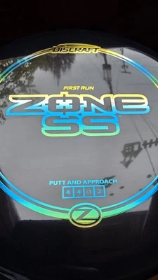 Discraft Zone SS First Run Midnight Black - Winter Sunset Foil - 173-174g NEW!! - Image 1 of 4