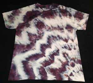 Camiseta negra Cherry Gravity Twist Ice Dye Tie Dye ~ Talla XL - Imagen 1 de 3