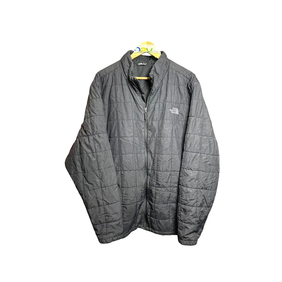 Chaqueta acolchada con cremallera completa negra XXL The North Face para hombre Foto 1 de 4