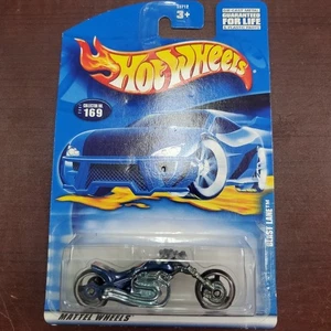 Hot Wheels 2001 #169 Blast Lane blau Motorrad rot - Bild 1 von 2