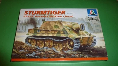 1/35 Sturmtiger 38 cm Italeri cod. 299 usato, ma praticamente nuovo. - Immagine 1 di 3
