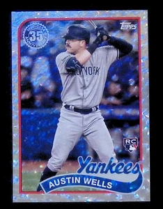 Austin Wells RC 2024 Topps Series 2 - 1989 Topps Baseball Foilboard #89B2-36 - Picture 1 of 2