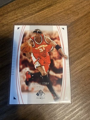 2002-03 SP Authentic Jason Terry Atlanta Hawks #3 - Image 1 of 2