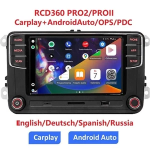 Deutsch Autoradio RCD360 PRO2 RCD330 Carplay Android Auto BT Für VW GOLF PASSAT - Bild 1 von 12