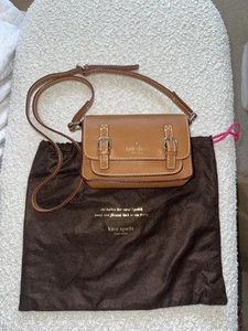 Kate Spade Brown Leather Crossbody Bag - Picture 1 of 9