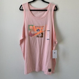 Nike - Mens  Festival Tank Top Swoosh Logo Retro - FB9872-686 - XXL  - NWT - Picture 1 of 5