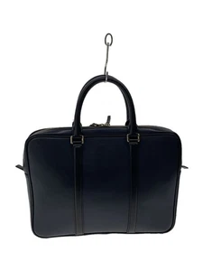 Paul Smith Navy Leather Briefcase Business Bag Used - Picture 1 of 6