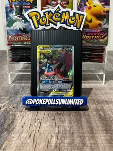 Greninja & Zoroark GX 201/214 - Legami Ininterrotti Alt Art Tag Team 2019 Pokemon TCG - Foto 1 di 2