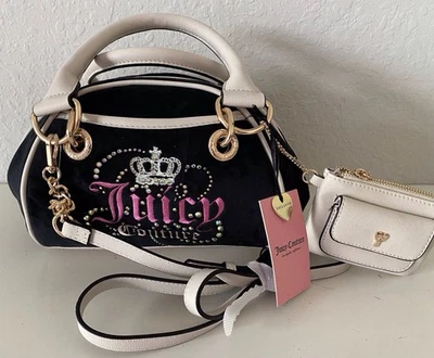 Bolso Juicy Couture Dreamy Juicy Cartera Cristal Regaliz Corona con Monedero NUEVO Foto 1 de 4