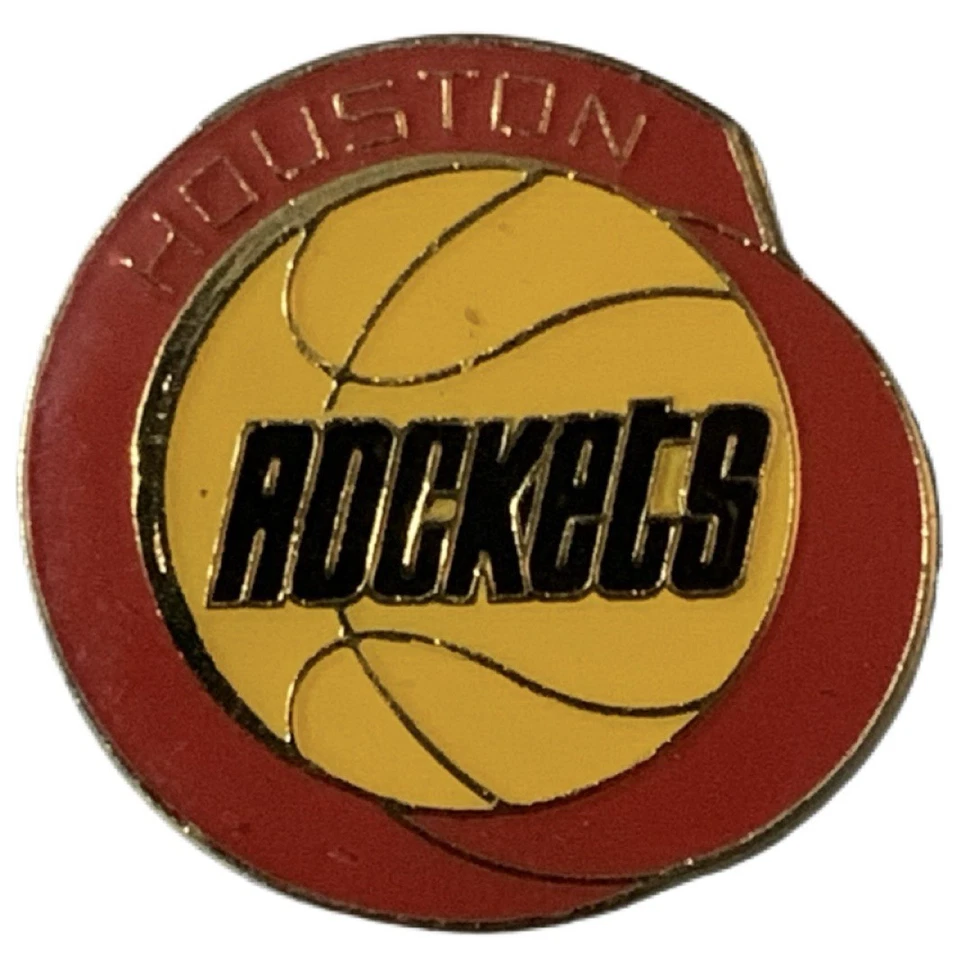 Vintage NBA Houston Rockets Logo Souvenir Pin - Image 1 of 2