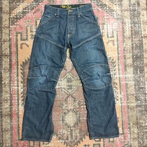 28x30 G STAR RAW Mens Jeans Vintage ELWOOD 96 Blue Denim Double Knee 5620 - Picture 1 of 14