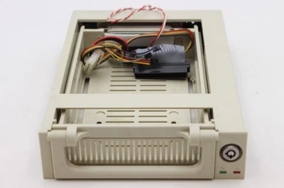 HDD DRIVE MOBILE RACK IDE SWAP CADDY HARD DISC PLASTIC FRAME 3.5 5.25" - Image 1 of 4