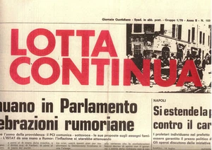 LOTTA CONTINUA N. 169 -20/7/1973- FANFANI-RUMOR/DETENUTI/PROTESTA CARO-PANE-E3 - Picture 1 of 1