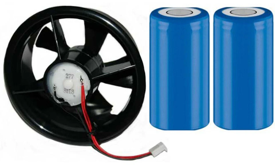 Davis Sostituzione Ventilatore Con Motore 7758-B Con Batterie per Radiazioni - Immagine 1 di 1