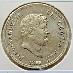 120 Grana 1855 Regno delle due Sicilie Ferdinando II - Bild 1 von 3